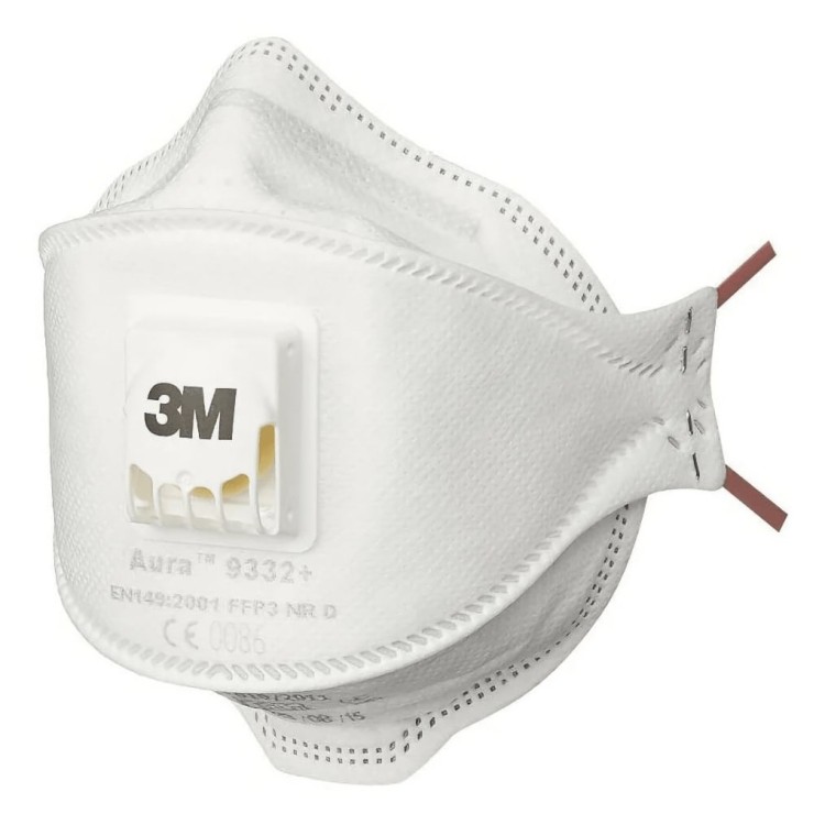 Респиратор 3M Aura 9332+ FFP3 NR D, с клапаном выдоха
